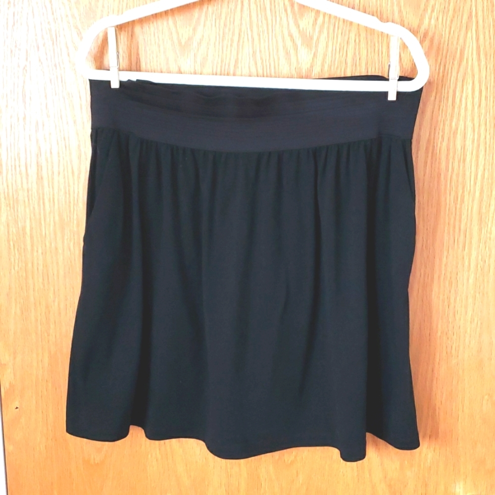 ALYX size L black knit knee lengt skirt